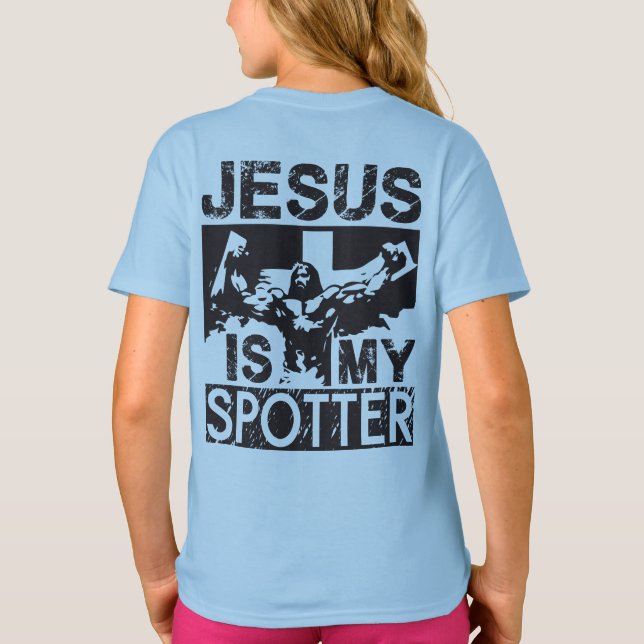 Jesus är min spets t shirt (Baksida)