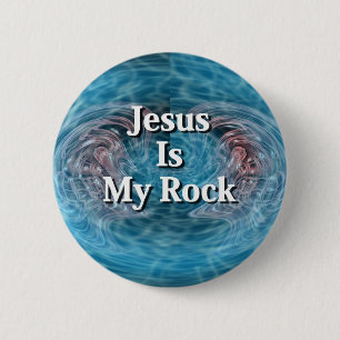 Jesus är min sten knapp