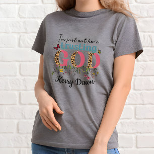 Jesus är min Sten-Trusting Guds plan T Shirt