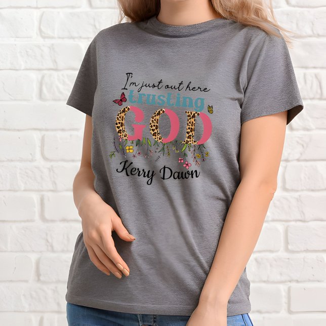 Jesus är min Sten-Trusting Guds plan T Shirt (Skapare uppladdad)