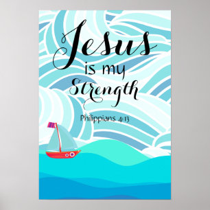 Jesus är min styrka poster