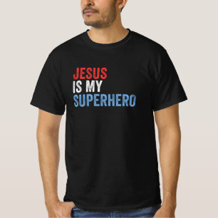 Jesus är min superhjälte t shirt