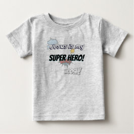 Jesus är min superhjälte! t-shirt