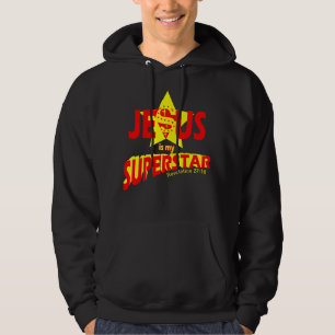 Jesus är min Superstar, bibelvers Hoodie