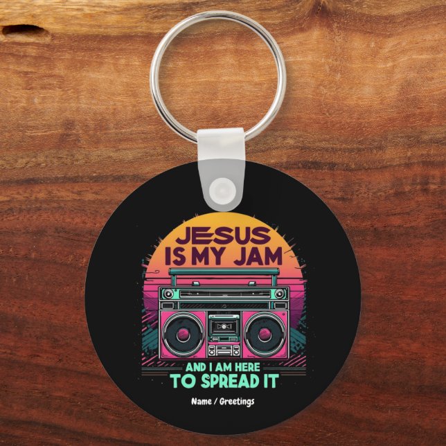 Jesus är min Sylt och jag är här för att sprida de Nyckelring (Framsida)