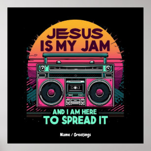 Jesus är min Sylt och jag är här för att sprida de Poster