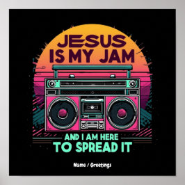 Jesus Är Min Sylt och Jag Är Här För Att Sprida De Poster