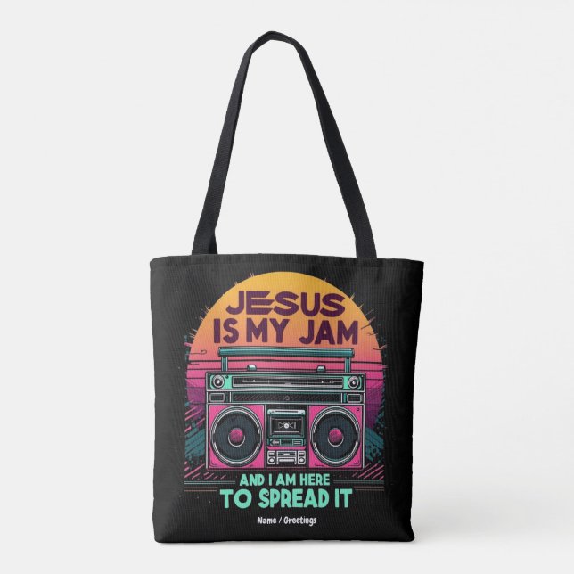 Jesus är min Sylt och jag är här för att sprida de Tygkasse (Baksida)