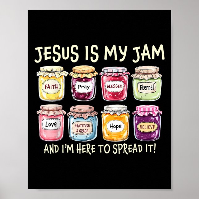 Jesus är min Sylt och min son här för att sprida k Poster (Framsidan)