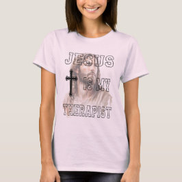 Jesus är min terapiske klassiska T-shirt