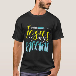 Jesus är min Vaccine Christian Faith Anti Vax Vaxx T Shirt
