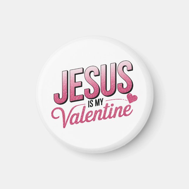 Jesus är min valentin magnet (Framsidan)
