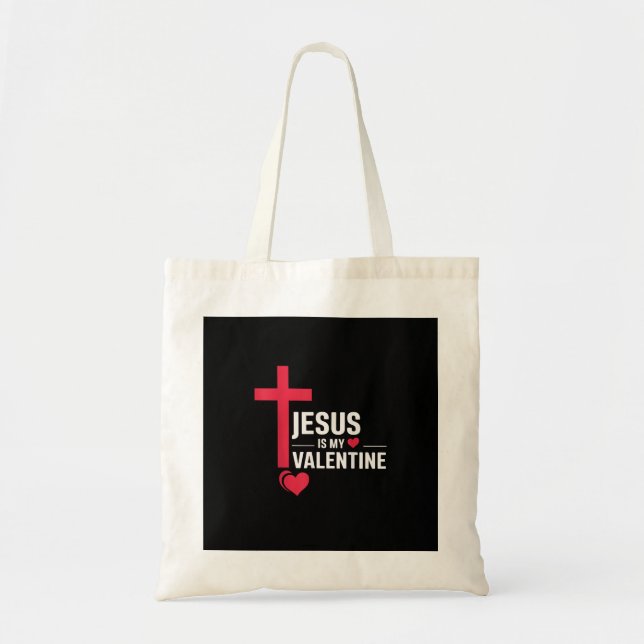 Jesus är min valentin tygkasse (Framsidan)