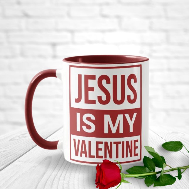 Jesus är min Valentine Christian Faith Mugg (Skapare uppladdad)