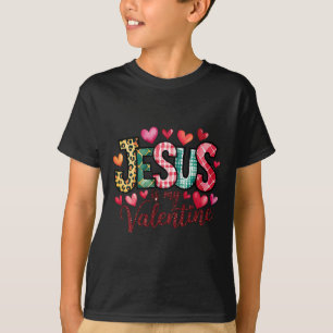 Jesus är min Valentine Christian Religiösa Heart G T Shirt