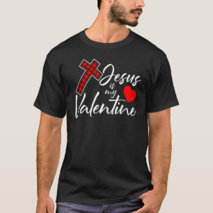 Jesus är min Valentines day Coola V-dagen i Kor T Shirt