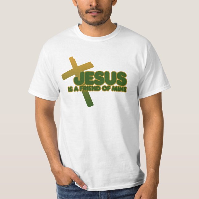 Jesus är min vän t shirt (Framsida)