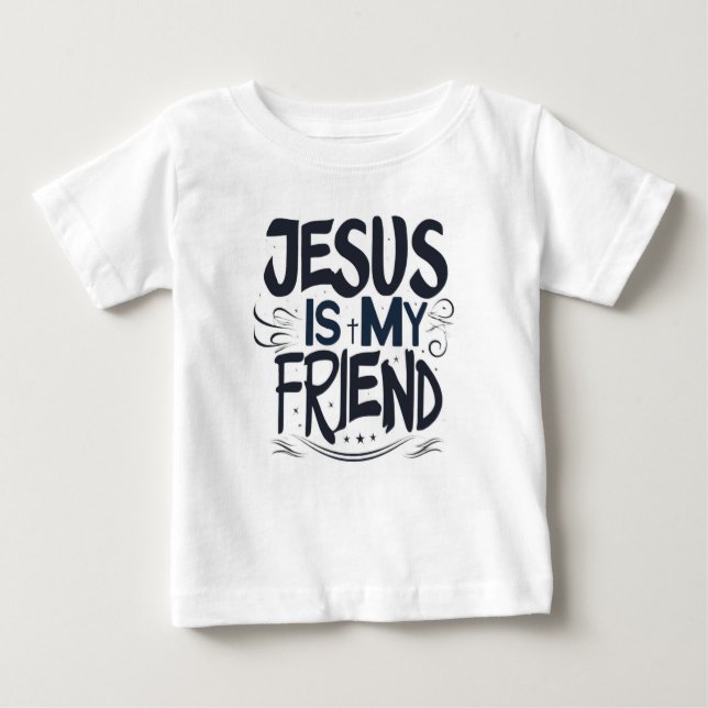 Jesus är min vän t shirt (Framsida)