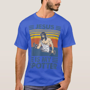 Jesus är min Vintage för Gym Kärlek. T Shirt