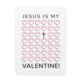 Jesus är mina hjärtans Hearts Kor Magnet
