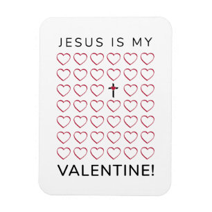 Jesus är mina hjärtans Hearts Kor Magnet