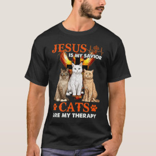 Jesus är mina sjökatter min terapi. t shirt