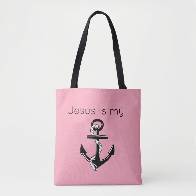 Jesus är mitt ankare tygkasse (Framsida)