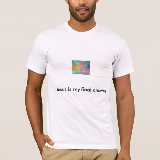 Jesus är mitt finalsvar t-shirt