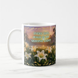 Jesus är mitt ledljus varje dag kaffemugg
