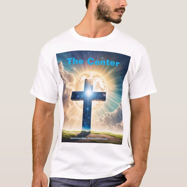 Jesus är mittpunkten Kor Manar-Shirt T Shirt (Framsida)