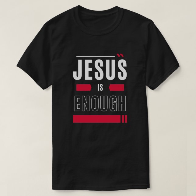 Jesus är nog t shirt (Design framsida)