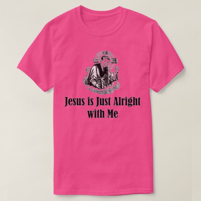 Jesus är okej med mig t shirt (Design framsida)
