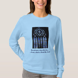 "Jesus är orsaken...." Dam Långärmad T Shirt