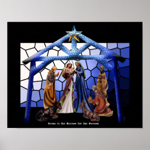 Jesus är orsaken - nyskapande reflektion poster
