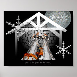 Jesus är orsaken - nyskapande reflektion poster