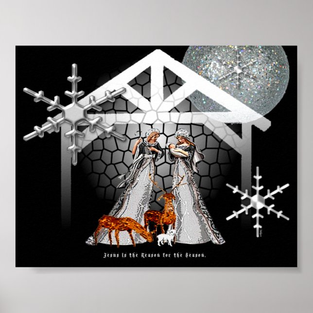 Jesus är orsaken - nyskapande reflektion poster (Framsidan)