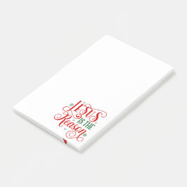 Jesus är orsaken post-it block