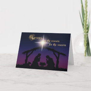Jesus är orsaken till att julkortet är en leksak helgkort