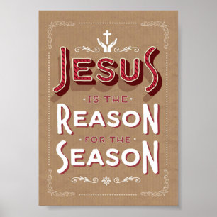 Jesus är orsaken till att säsongsscenkonsten Poste Poster