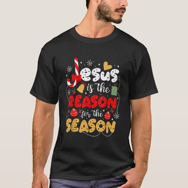 Jesus är orsaken till den berömda kristna säsongen t shirt (Framsida)