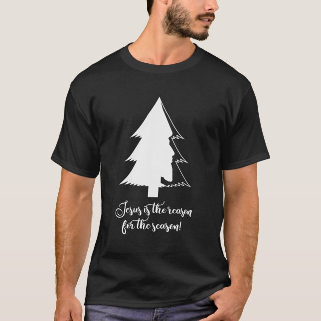 Jesus är orsaken till den kristna julhelgen t shirt (Framsida)