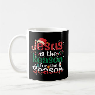 Jesus är orsaken till den kristna säsongen kaffemugg