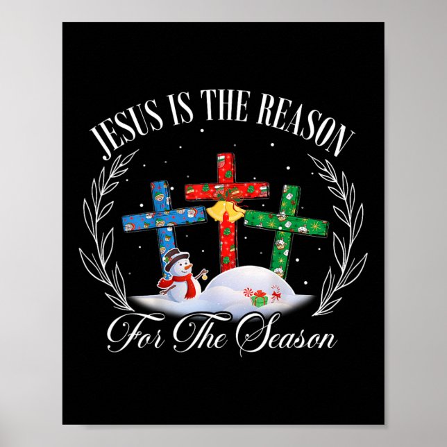 Jesus är orsaken till den kristna tron under säson poster (Framsidan)