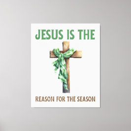 Jesus är orsaken till julen i kor canvastryck