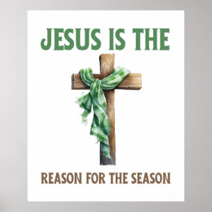 Jesus är orsaken till julen i kor poster