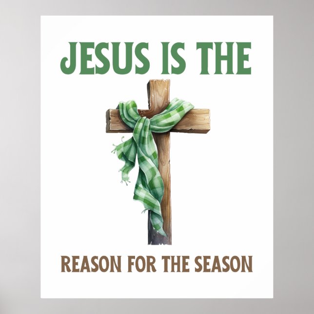 Jesus är orsaken till julen i kor poster (Framsidan)