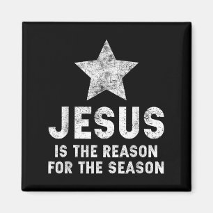 Jesus är orsaken till julen kristen tro magnet