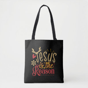 Jesus är orsaken till julens Helgdag Religiösa Tygkasse
