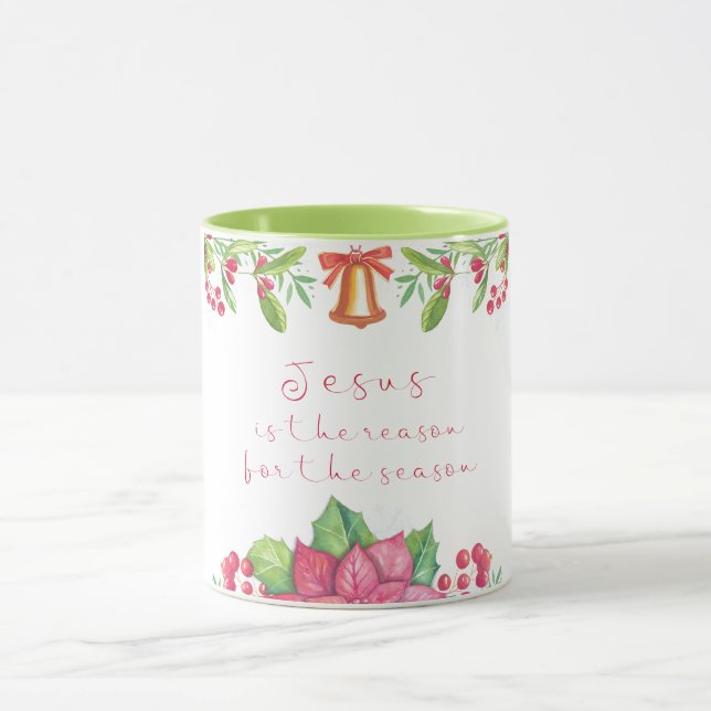 Jesus är orsaken till julhelgen mugg (Center)
