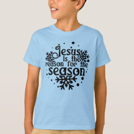 Jesus är orsaken till julpojkens barn t shirt